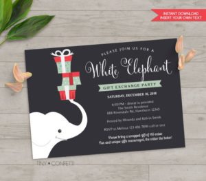 white elephant party